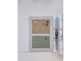 1920/23, umfangreiche Sammlung mit über 4600 Briefen, Karten und Ganzsachen. Dabei interessante Frankaturen, Blockeinheiten, 