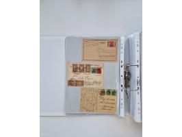 1920/23, umfangreiche Sammlung mit über 4600 Briefen, Karten und Ganzsachen. Dabei interessante Frankaturen, Blockeinheiten, 