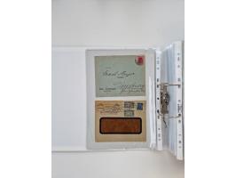 1920/23, umfangreiche Sammlung mit über 4600 Briefen, Karten und Ganzsachen. Dabei interessante Frankaturen, Blockeinheiten, 