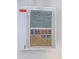 1920/23, umfangreiche Sammlung mit über 4600 Briefen, Karten und Ganzsachen. Dabei interessante Frankaturen, Blockeinheiten, 
