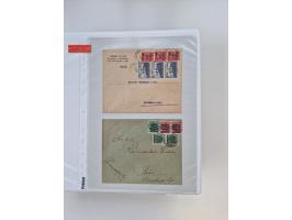 1920/23, umfangreiche Sammlung mit über 4600 Briefen, Karten und Ganzsachen. Dabei interessante Frankaturen, Blockeinheiten, 