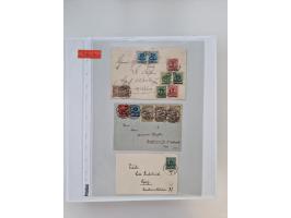 1920/23, umfangreiche Sammlung mit über 4600 Briefen, Karten und Ganzsachen. Dabei interessante Frankaturen, Blockeinheiten, 