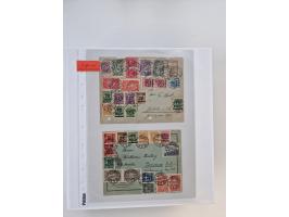 1920/23, umfangreiche Sammlung mit über 4600 Briefen, Karten und Ganzsachen. Dabei interessante Frankaturen, Blockeinheiten, 