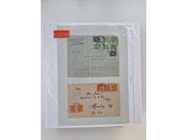 1920/23, umfangreiche Sammlung mit über 4600 Briefen, Karten und Ganzsachen. Dabei interessante Frankaturen, Blockeinheiten, 