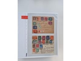 1920/23, umfangreiche Sammlung mit über 4600 Briefen, Karten und Ganzsachen. Dabei interessante Frankaturen, Blockeinheiten, 