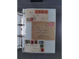 1920/23, interessante Sammlung mit ca. 570 Briefen, Karten und Ganzsachen inkl. Dienstmarken. Dabei Einzel- und Mehrfachfrank