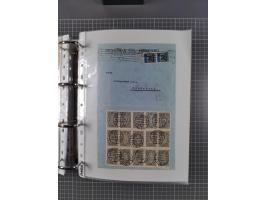 1920/23, interessante Sammlung mit ca. 570 Briefen, Karten und Ganzsachen inkl. Dienstmarken. Dabei Einzel- und Mehrfachfrank