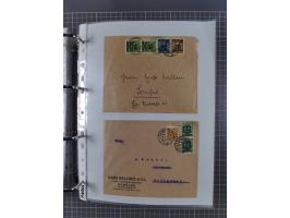 1920/23, interessante Sammlung mit ca. 570 Briefen, Karten und Ganzsachen inkl. Dienstmarken. Dabei Einzel- und Mehrfachfrank