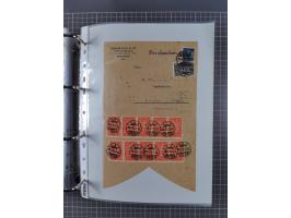 1920/23, interessante Sammlung mit ca. 570 Briefen, Karten und Ganzsachen inkl. Dienstmarken. Dabei Einzel- und Mehrfachfrank