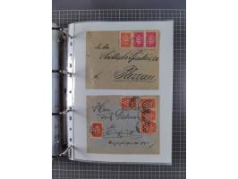 1920/23, interessante Sammlung mit ca. 570 Briefen, Karten und Ganzsachen inkl. Dienstmarken. Dabei Einzel- und Mehrfachfrank