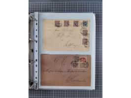 1920/23, interessante Sammlung mit ca. 570 Briefen, Karten und Ganzsachen inkl. Dienstmarken. Dabei Einzel- und Mehrfachfrank