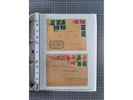 1920/23, interessante Sammlung mit ca. 570 Briefen, Karten und Ganzsachen inkl. Dienstmarken. Dabei Einzel- und Mehrfachfrank