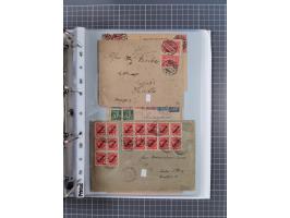1920/23, interessante Sammlung mit ca. 570 Briefen, Karten und Ganzsachen inkl. Dienstmarken. Dabei Einzel- und Mehrfachfrank