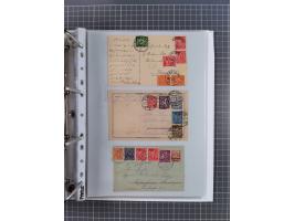 1920/23, interessante Sammlung mit ca. 570 Briefen, Karten und Ganzsachen inkl. Dienstmarken. Dabei Einzel- und Mehrfachfrank