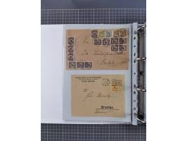 1920/23, interessante Sammlung mit ca. 570 Briefen, Karten und Ganzsachen inkl. Dienstmarken. Dabei Einzel- und Mehrfachfrank