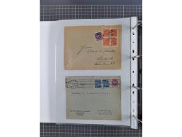 1920/23, interessante Sammlung mit ca. 570 Briefen, Karten und Ganzsachen inkl. Dienstmarken. Dabei Einzel- und Mehrfachfrank