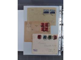 1920/23, interessante Sammlung mit ca. 570 Briefen, Karten und Ganzsachen inkl. Dienstmarken. Dabei Einzel- und Mehrfachfrank
