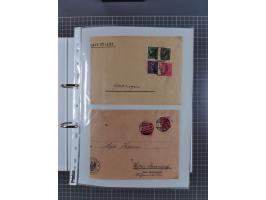 1920/23, interessante Sammlung mit ca. 570 Briefen, Karten und Ganzsachen inkl. Dienstmarken. Dabei Einzel- und Mehrfachfrank