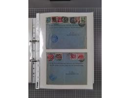 1920/23, interessante Sammlung mit ca. 570 Briefen, Karten und Ganzsachen inkl. Dienstmarken. Dabei Einzel- und Mehrfachfrank