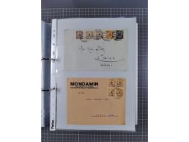 1920/23, interessante Sammlung mit ca. 570 Briefen, Karten und Ganzsachen inkl. Dienstmarken. Dabei Einzel- und Mehrfachfrank