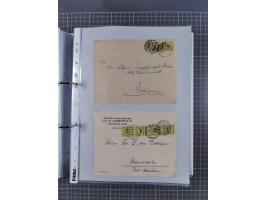1920/23, interessante Sammlung mit ca. 570 Briefen, Karten und Ganzsachen inkl. Dienstmarken. Dabei Einzel- und Mehrfachfrank