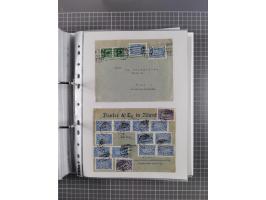 1920/23, interessante Sammlung mit ca. 570 Briefen, Karten und Ganzsachen inkl. Dienstmarken. Dabei Einzel- und Mehrfachfrank