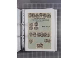 1920/23, interessante Sammlung mit ca. 570 Briefen, Karten und Ganzsachen inkl. Dienstmarken. Dabei Einzel- und Mehrfachfrank