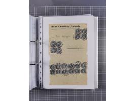 1920/23, interessante Sammlung mit ca. 570 Briefen, Karten und Ganzsachen inkl. Dienstmarken. Dabei Einzel- und Mehrfachfrank
