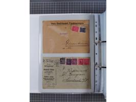 1920/23, interessante Sammlung mit ca. 570 Briefen, Karten und Ganzsachen inkl. Dienstmarken. Dabei Einzel- und Mehrfachfrank