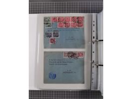 1920/23, interessante Sammlung mit ca. 570 Briefen, Karten und Ganzsachen inkl. Dienstmarken. Dabei Einzel- und Mehrfachfrank