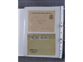 1920/23, interessante Sammlung mit ca. 570 Briefen, Karten und Ganzsachen inkl. Dienstmarken. Dabei Einzel- und Mehrfachfrank