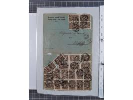 1920/23, interessante Sammlung mit ca. 570 Briefen, Karten und Ganzsachen inkl. Dienstmarken. Dabei Einzel- und Mehrfachfrank