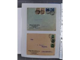 1920/23, interessante Sammlung mit ca. 570 Briefen, Karten und Ganzsachen inkl. Dienstmarken. Dabei Einzel- und Mehrfachfrank