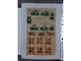 1920/23, interessante Sammlung mit ca. 570 Briefen, Karten und Ganzsachen inkl. Dienstmarken. Dabei Einzel- und Mehrfachfrank