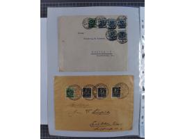1920/23, interessante Sammlung mit ca. 570 Briefen, Karten und Ganzsachen inkl. Dienstmarken. Dabei Einzel- und Mehrfachfrank