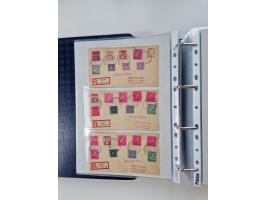 1945/49, umfangreiche Sammlung mit geschätzt 800-900 Briefen, Karten und Ganzsachen. Dabei viele R-Briefe und Satzbriefe, Bed