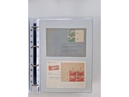 1945/49, umfangreiche Sammlung mit geschätzt 800-900 Briefen, Karten und Ganzsachen. Dabei viele R-Briefe und Satzbriefe, Bed