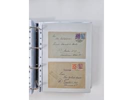 1945/49, umfangreiche Sammlung mit geschätzt 800-900 Briefen, Karten und Ganzsachen. Dabei viele R-Briefe und Satzbriefe, Bed