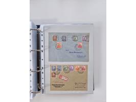 1945/49, umfangreiche Sammlung mit geschätzt 800-900 Briefen, Karten und Ganzsachen. Dabei viele R-Briefe und Satzbriefe, Bed
