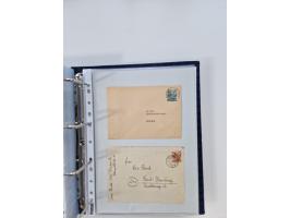 1945/49, umfangreiche Sammlung mit geschätzt 800-900 Briefen, Karten und Ganzsachen. Dabei viele R-Briefe und Satzbriefe, Bed