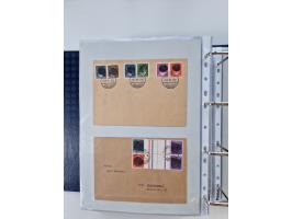 1945/49, umfangreiche Sammlung mit geschätzt 800-900 Briefen, Karten und Ganzsachen. Dabei viele R-Briefe und Satzbriefe, Bed