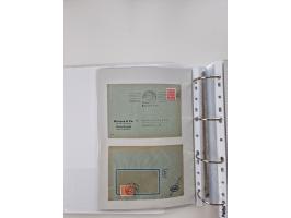 1945/49, umfangreiche Sammlung mit geschätzt 800-900 Briefen, Karten und Ganzsachen. Dabei viele R-Briefe und Satzbriefe, Bed