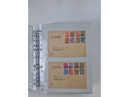 1945/49, umfangreiche Sammlung mit geschätzt 800-900 Briefen, Karten und Ganzsachen. Dabei viele R-Briefe und Satzbriefe, Bed