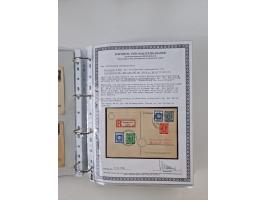 1945/49, umfangreiche Sammlung mit geschätzt 800-900 Briefen, Karten und Ganzsachen. Dabei viele R-Briefe und Satzbriefe, Bed