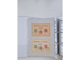 1945/49, umfangreiche Sammlung mit geschätzt 800-900 Briefen, Karten und Ganzsachen. Dabei viele R-Briefe und Satzbriefe, Bed