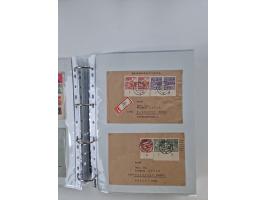 1945/49, umfangreiche Sammlung mit geschätzt 800-900 Briefen, Karten und Ganzsachen. Dabei viele R-Briefe und Satzbriefe, Bed