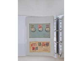 1945/49, umfangreiche Sammlung mit geschätzt 800-900 Briefen, Karten und Ganzsachen. Dabei viele R-Briefe und Satzbriefe, Bed