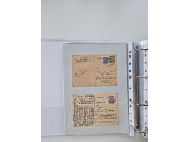 1945/49, umfangreiche Sammlung mit geschätzt 800-900 Briefen, Karten und Ganzsachen. Dabei viele R-Briefe und Satzbriefe, Bed
