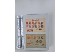 1945/49, umfangreiche Sammlung mit geschätzt 800-900 Briefen, Karten und Ganzsachen. Dabei viele R-Briefe und Satzbriefe, Bed