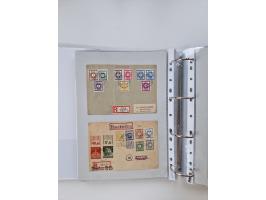 1945/49, umfangreiche Sammlung mit geschätzt 800-900 Briefen, Karten und Ganzsachen. Dabei viele R-Briefe und Satzbriefe, Bed